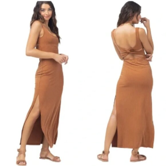 L*Space Mara Maxi Ribbed Dress S - Picture 11 of 12
